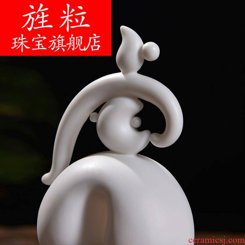 Bm creative the abstract Chinese zodiac ceramic art furnishing articles small handicraft desktop ornaments