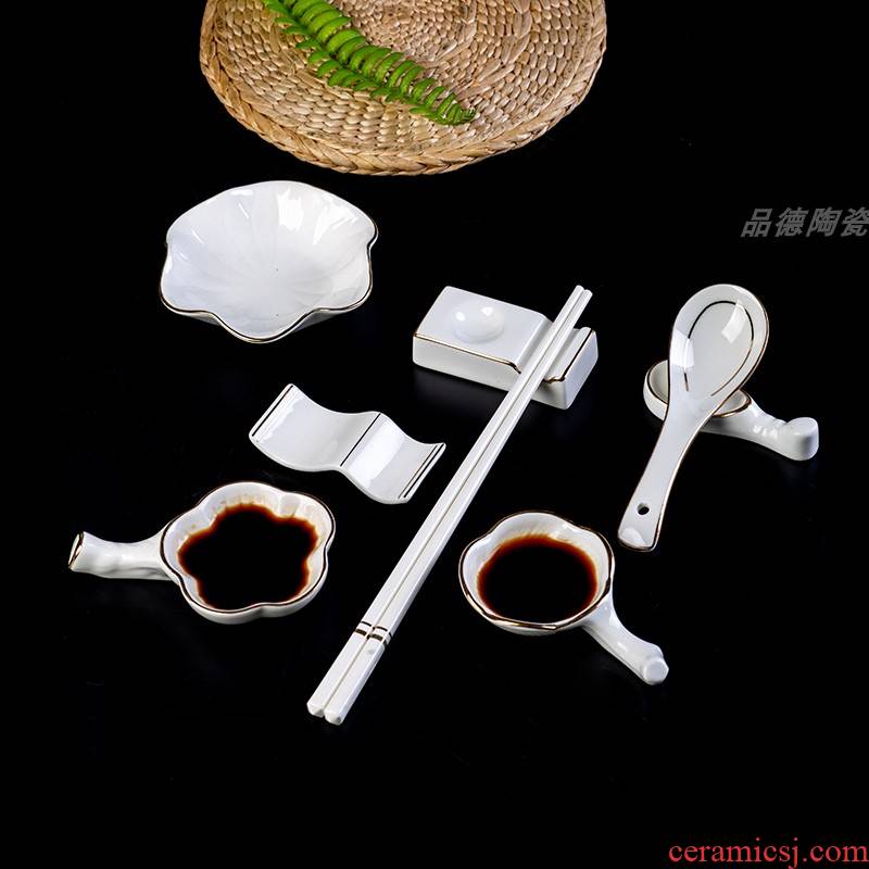 European frame supporting high - grade household paint flanging ceramic chopsticks spoons chopsticks holder frame chopsticks pillow chopsticks