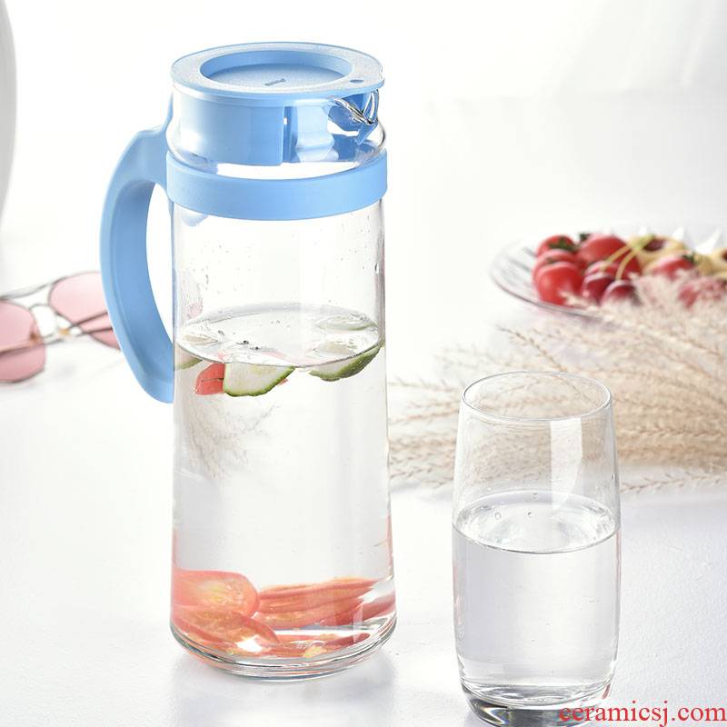 Ocean import lead - free glass heat - resistant glass pot of hot and cold dual - use cool water bottle glass kettle pot cold ultimately responds