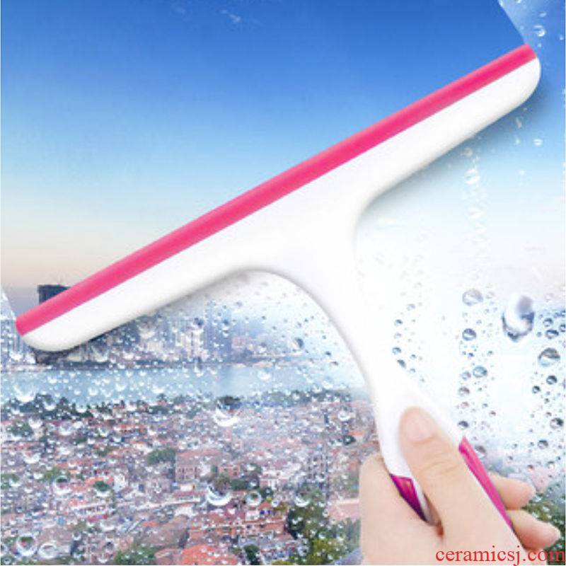 Household glass window wipers wipers window cleaning tool soft rubber auto glass scraper bathroom tile floor