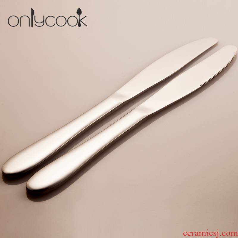 Onlycook stainless steel steak knife blade toothed western - style food tableware special - purpose cutting tool cut beefsteak knife