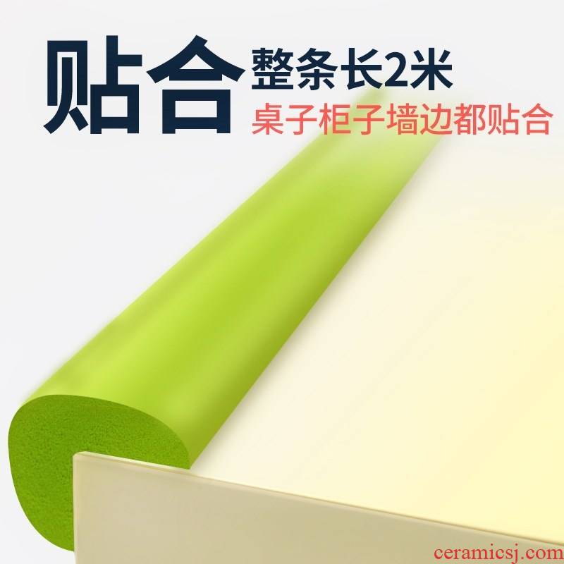 The Children glass products with thick soft package protection sponge article kindergarten terms as table tile Yang Angle collision Angle