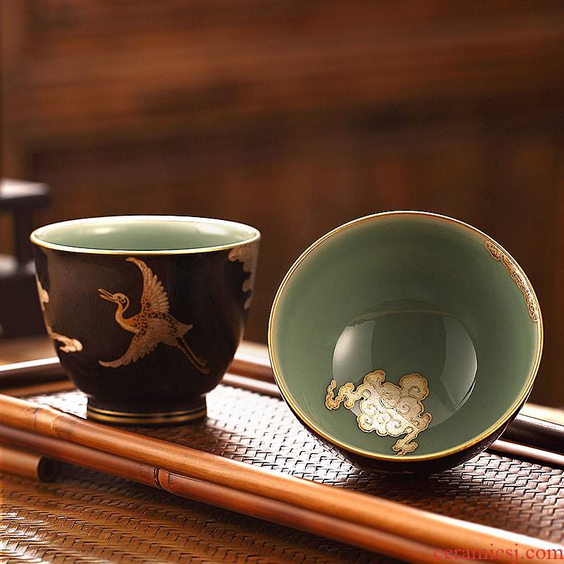 Morning high jingdezhen ceramics China en hall master single cup with personal cup sample tea cup kung fu tea cups