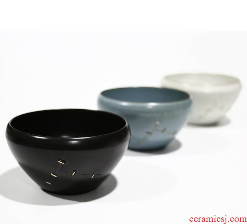 Yipin # $ceramic tea wash to the dross barrels of creative household washing coarse pottery kung fu tea set built water jar tea accessories