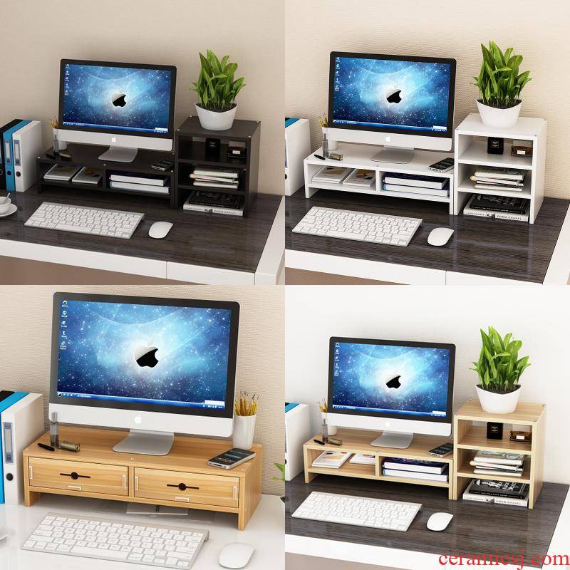 The Display increased wearing real wood ins office desktop computer desktop notebook base the receive r shelf