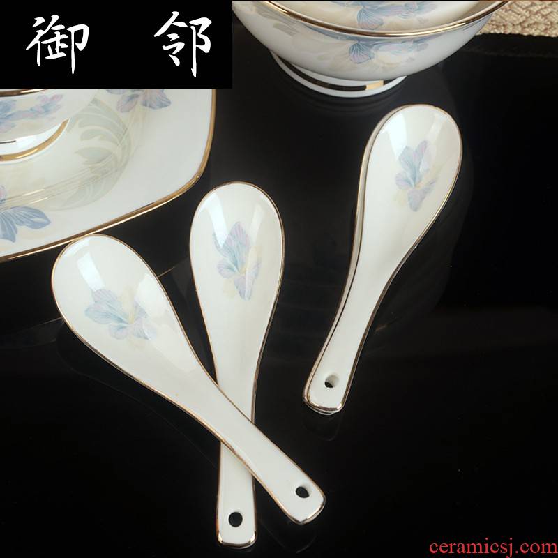 The head of 59 Propagated jingdezhen ceramic tableware ipads porcelain tableware bowls plates sets gift set