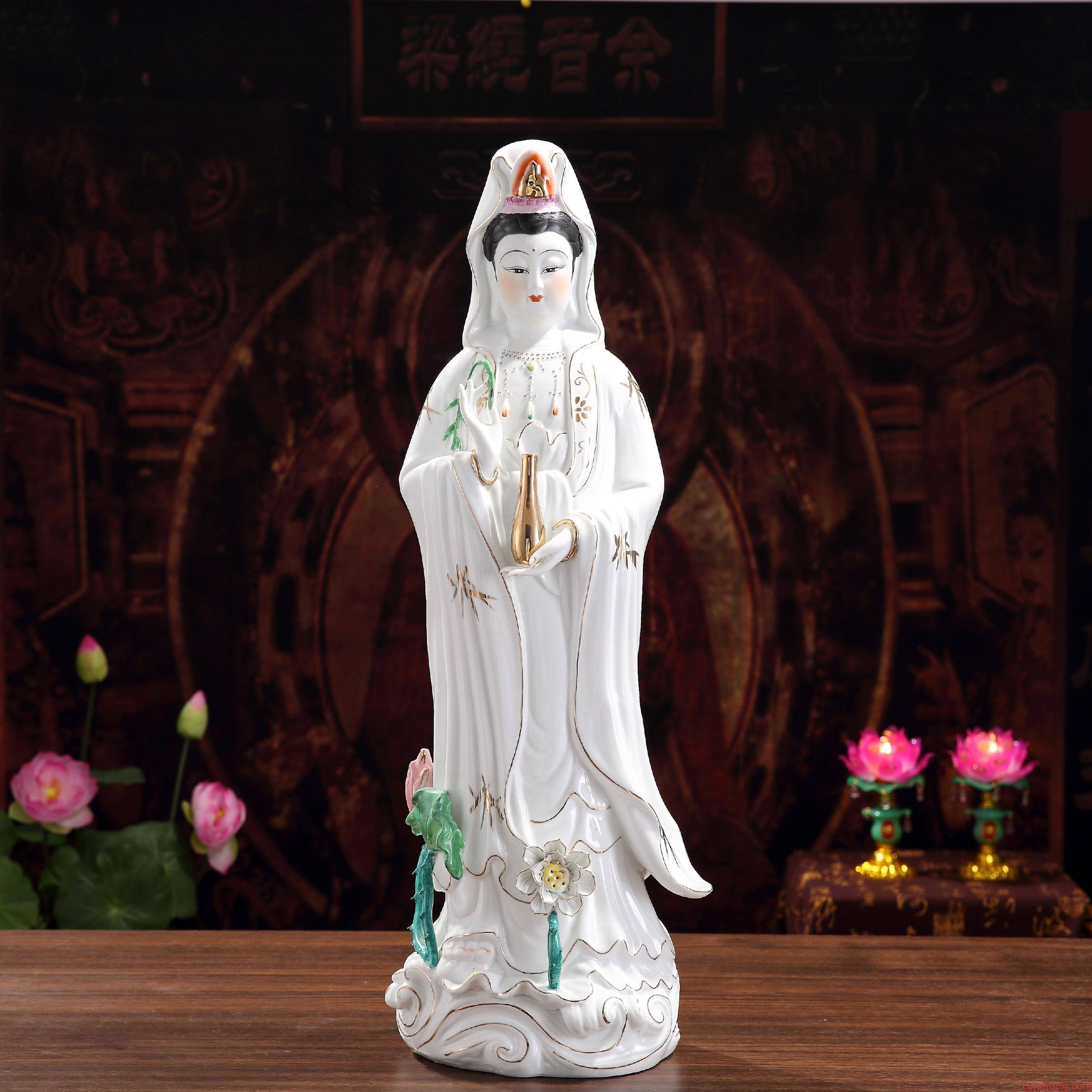 Medallion of pottery and porcelain of the south China sea guanyin bodhisattva sound bodhisattva guanyin Buddha its ceramic furnishing articles