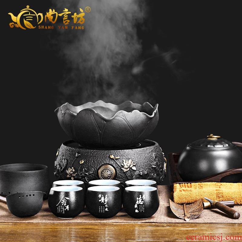 It still fang lava rock - ceramic boiling tea stove teapot the boiled tea, the electric TaoLu household black tea tea pot of white tea