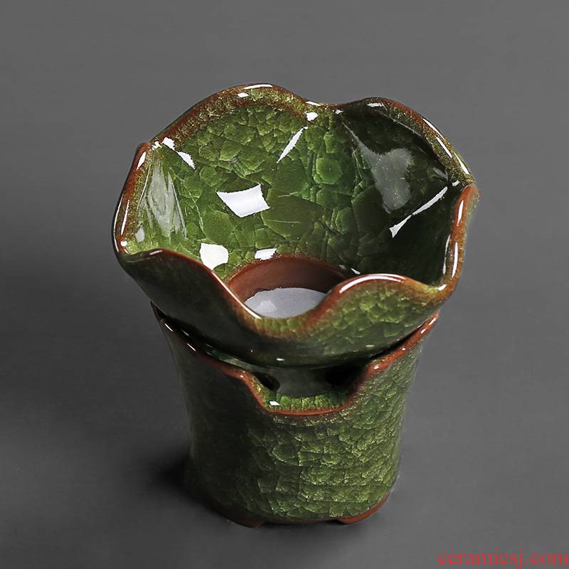 Simple) tea ice to crack the filter filter kung fu tea accessories make tea ware ceramic tea filters of household