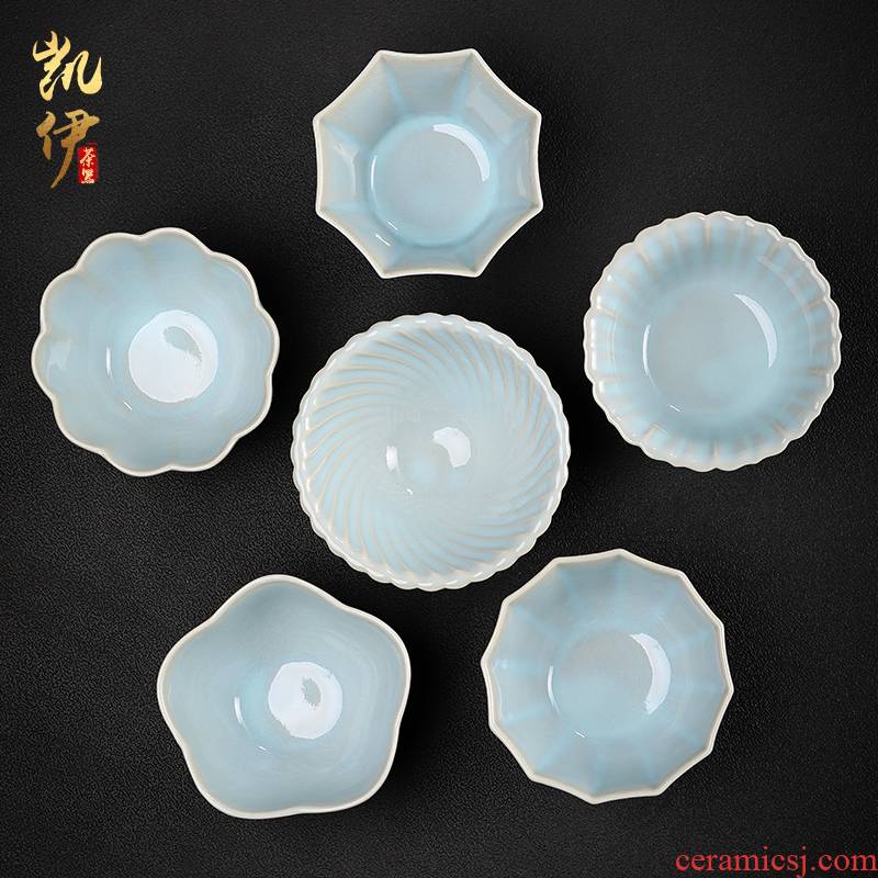 Ru up market metrix who cups sliced open kung fu tea cup your porcelain cup mat for its ehrs tea set single glass ceramic individual sample tea cup bowl