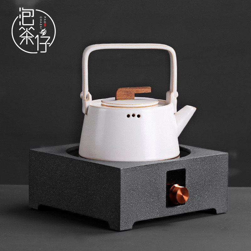 Tea seed Tea sets the mini, small electric TaoLu.mute boiled Tea ware Tea stove household iron pot pot of boiling water glass