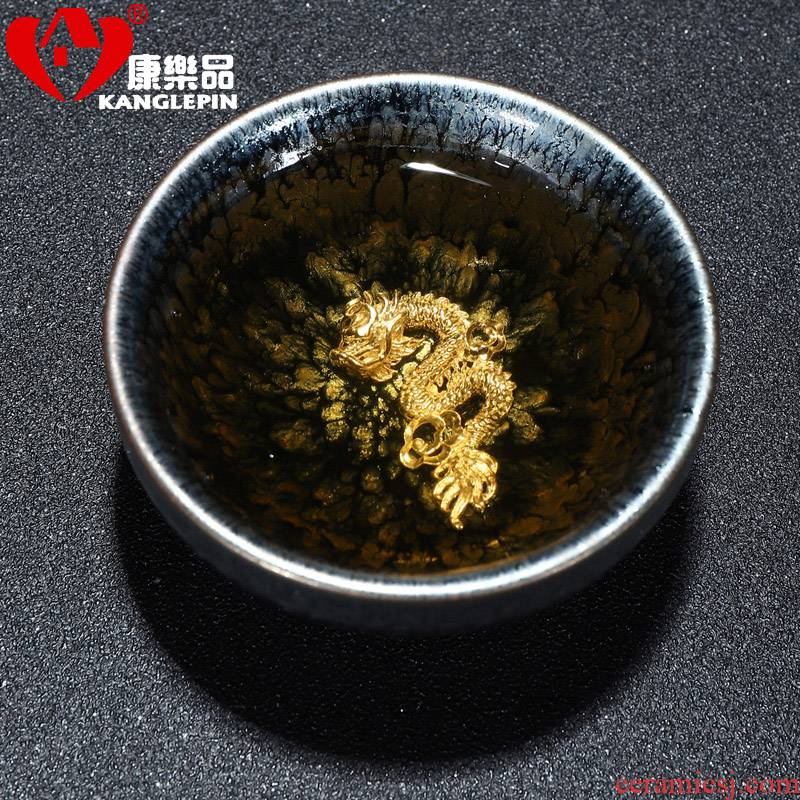 Recreational product ceramic cups built one small tea set manually fullness household kung fu master mini single cup silver cup