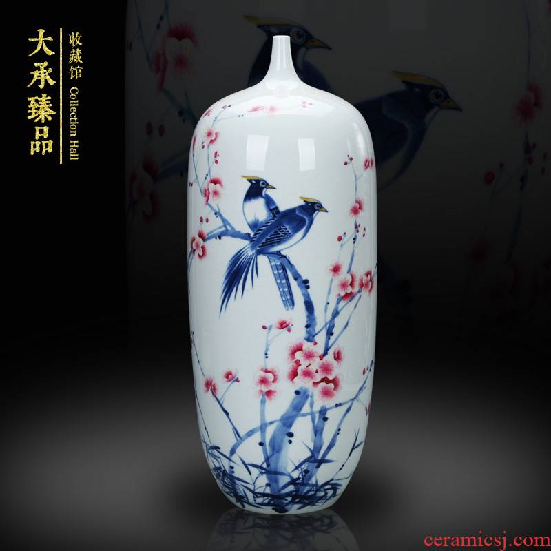 LuYiGang hand - made porcelain of jingdezhen ceramics dou beaming flower vase colorful handicraft furnishing articles