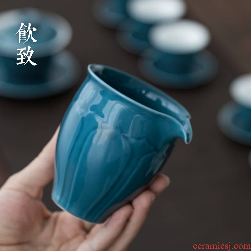 Ultimately responds water product jingdezhen high temperature color glaze and fair keller cup from the antique large ceramic points of tea cups