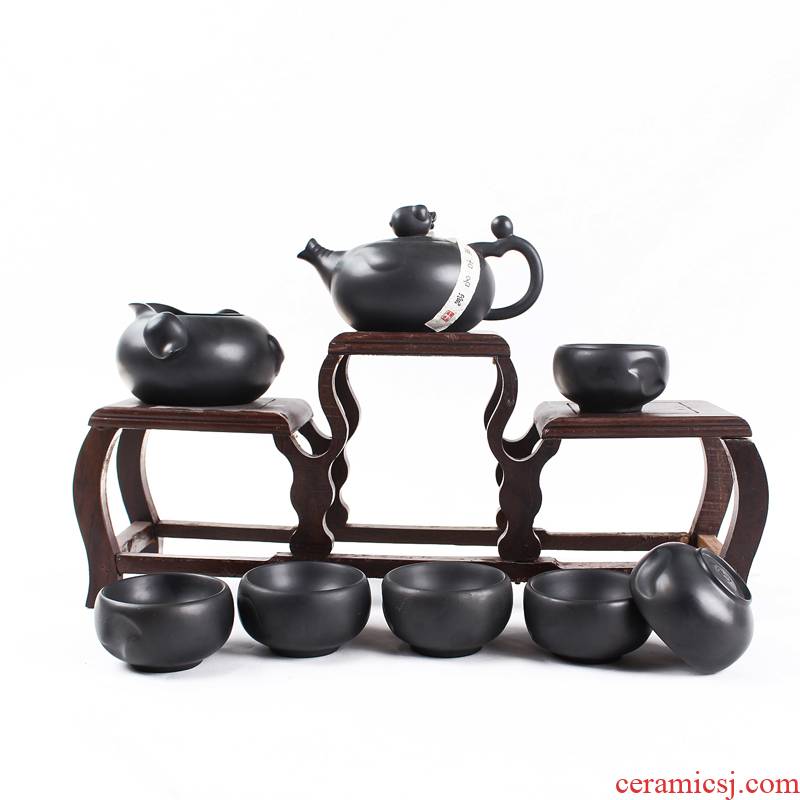Ya xin authentic yixing purple sand of a complete set of kung fu tea set roars it fair keller cup home