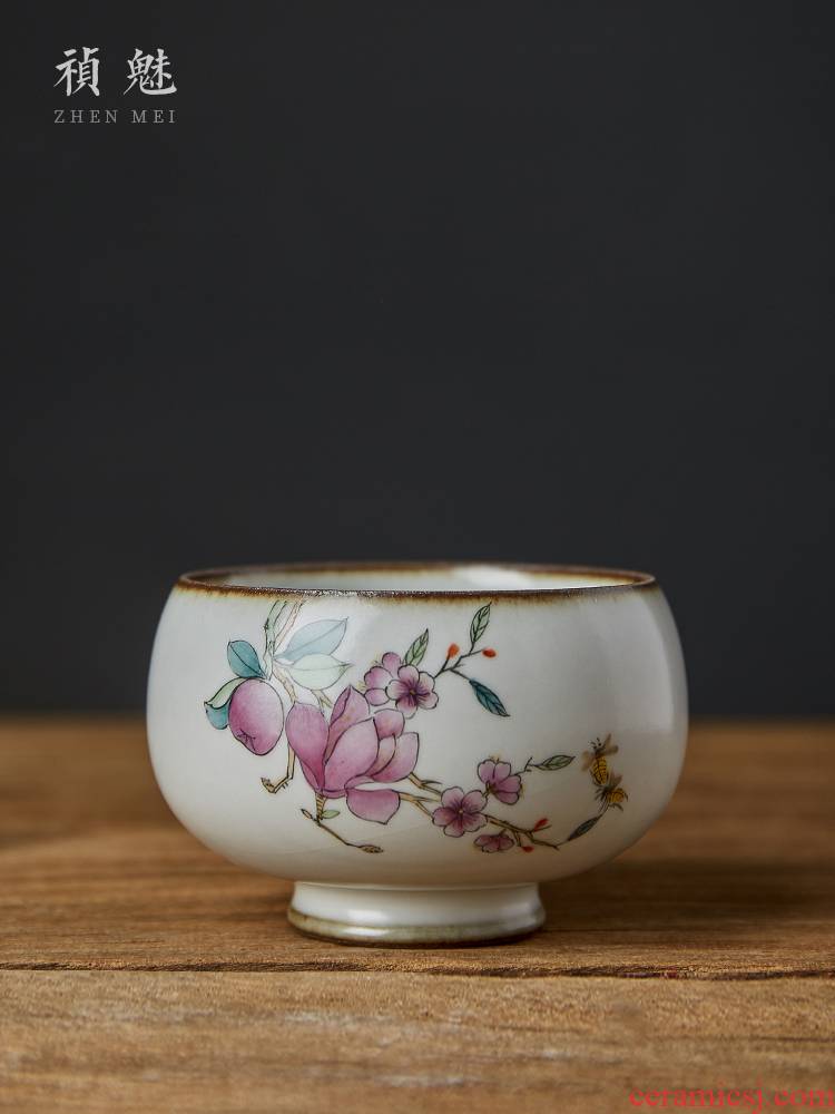Shot incarnate your up hand - made yulan of jingdezhen ceramic cups kung fu tea master sample tea cup cup personal single CPU