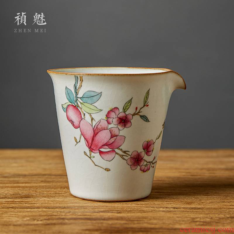 Fair shot incarnate your up hand - made yulan large cup of jingdezhen ceramic kung fu tea set with parts tea sea points