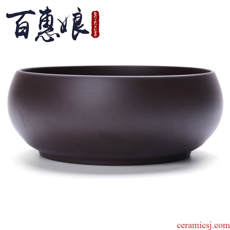 (niang yixing manual undressed ore purple sand tea Japanese household cup dishes kung fu tea set spare parts