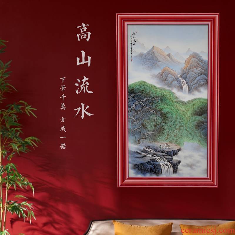 Jingdezhen porcelain plate painting new Chinese modern ceramics decoration sitting room porch wall act the role ofing to hang decorations
