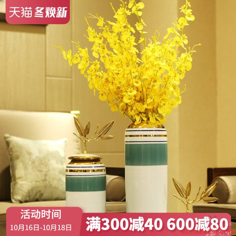 American light and decoration ceramics furnishing articles creative wine decorations living room TV ark, desktop vases, flower arranging household act the role ofing is tasted