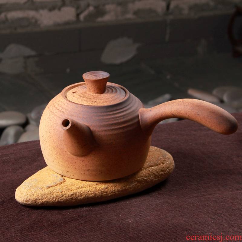 Japanese cooking pot purple sand clay POTS electric TaoLu dedicated steaming kettle side the ceramic tea tea bag mail quality goods