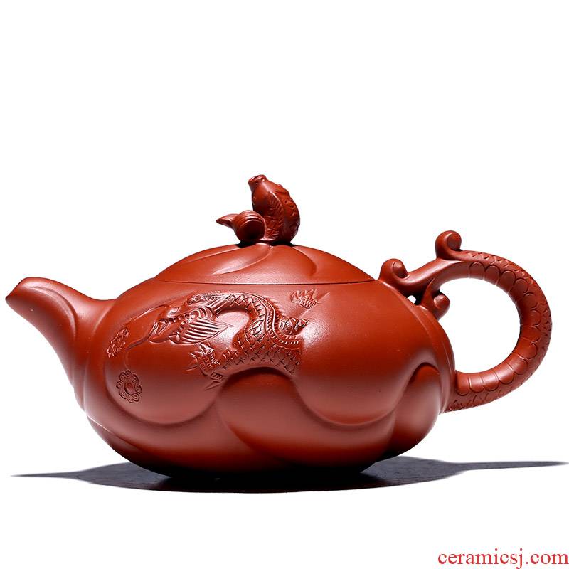 Shadow at yixing undressed ore zhu mud are it by pure manual authentic teapot collection leap GYT