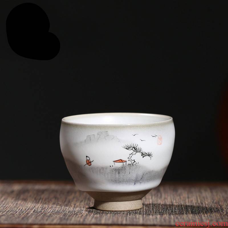 . Poly real boutique scene. The Variable kung fu tea cups jingdezhen ceramic sample tea cup masters cup tea set S personal single CPU