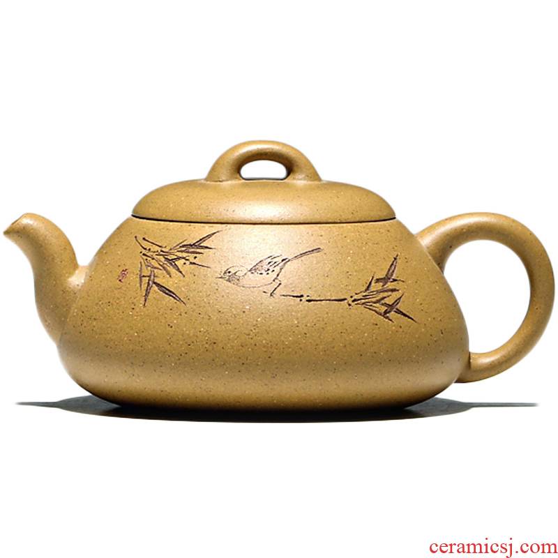 Yixing masters shadow enjoy 】 【 pure checking ceramic tea pot - completely TaoJian mud the qing thought 180 CCCT