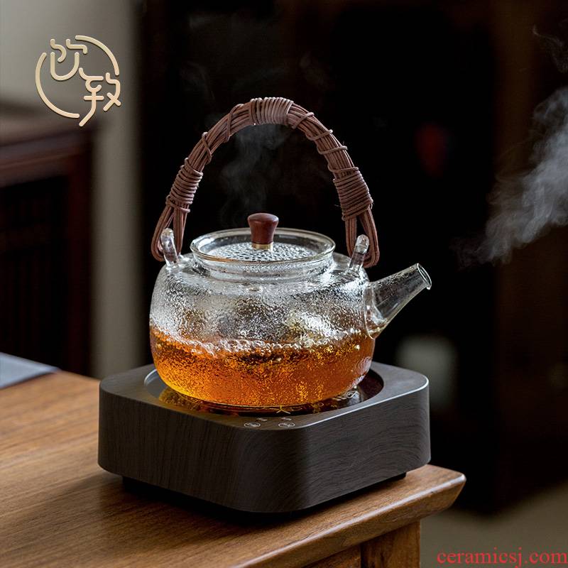 Ultimately responds to Pyrex cooking pot electricity TaoLu kettle hot pot of the cane top service up girder kung fu tea tea set