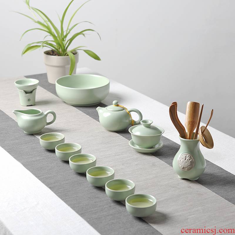 Jingdezhen your up porcelain tea sets contracted kung fu tea set home sitting room tea cup teapot small cups