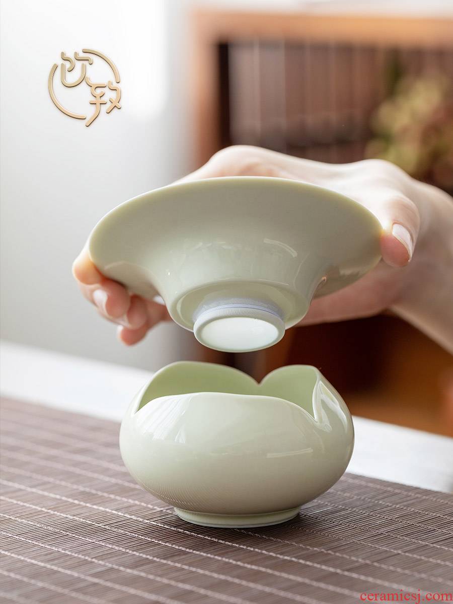 Ultimately responds to the secret glaze ceramic filter kung fu tea tea filter ultra gauze), creative points tea good device