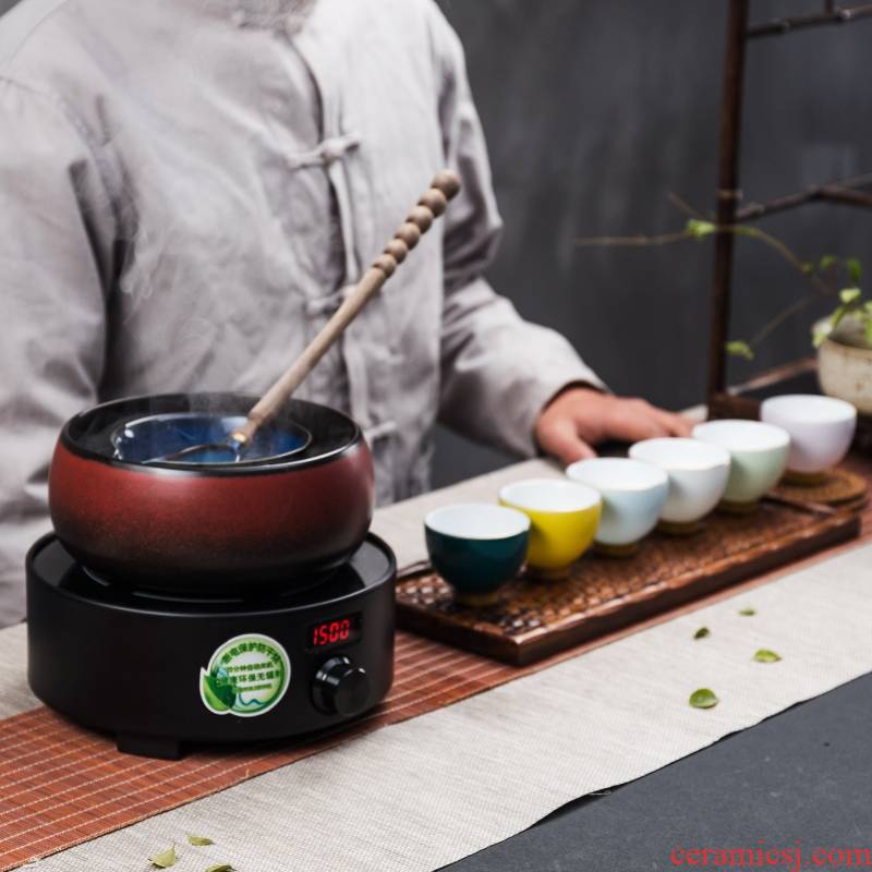 For black tea boiled tea exchanger with the ceramics electric automatic electricity TaoLu steam cooked pu - erh tea tea boiled tea stove teapot tea set