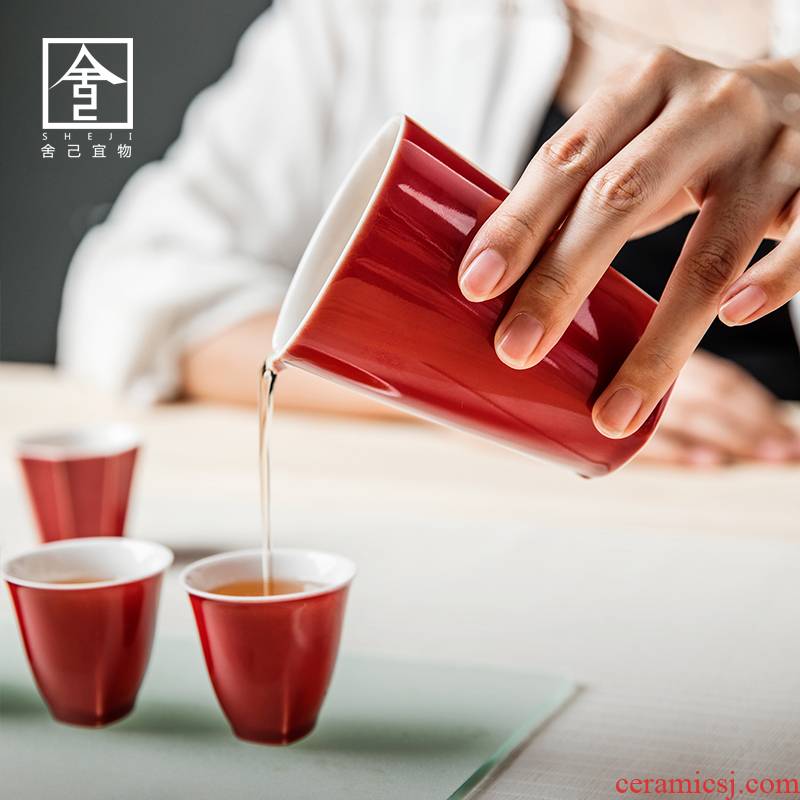 The Self - "appropriate content of jingdezhen ruby red tea ware Japanese retro points fair keller cup kung fu tea set