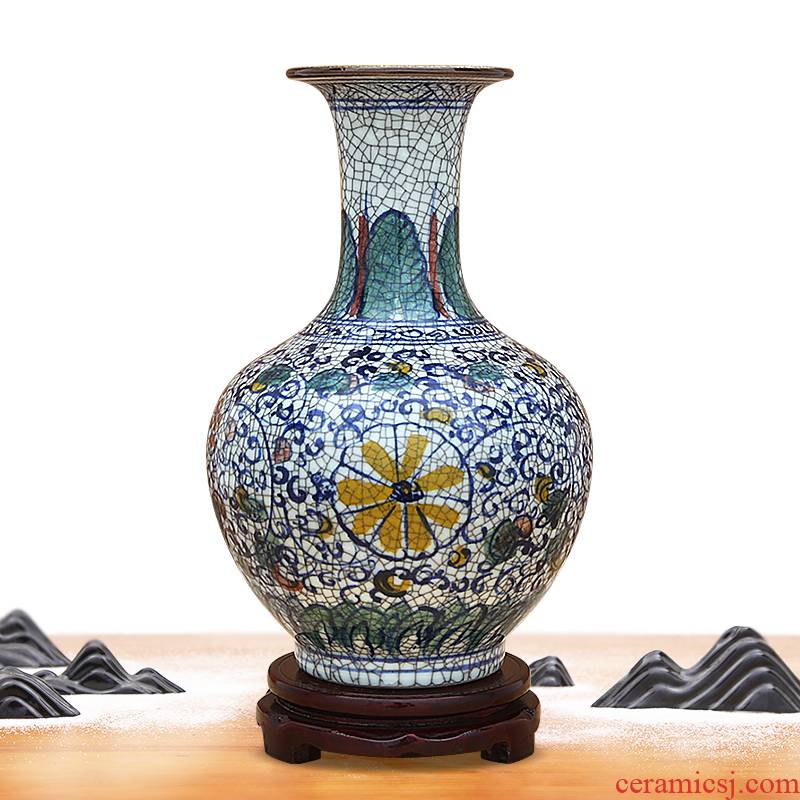 Jingdezhen ceramic is Chinese style of the ancients up hand - made vases handicraft furnishing articles home rich ancient frame adornment sitting room