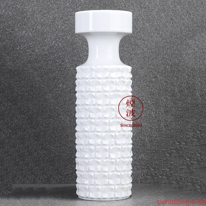 German mason mason meisen porcelain white mesa vase home furnishing articles 330 mm series stone road