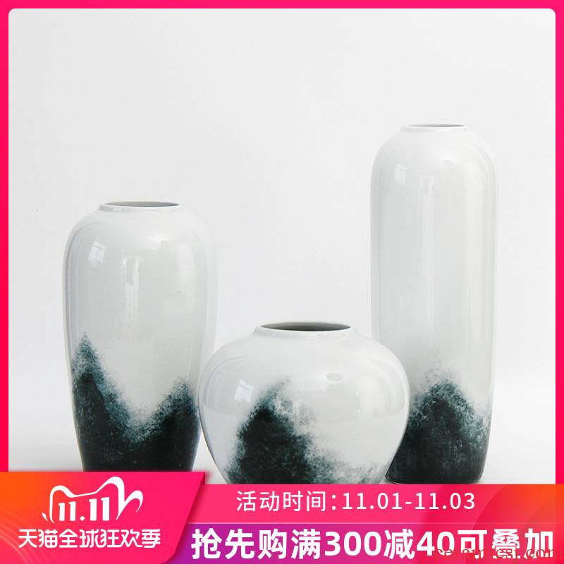 The new characteristics of Chinese creative hand - made ceramic vase furnishing articles study example room sitting room porch flower flower decoration