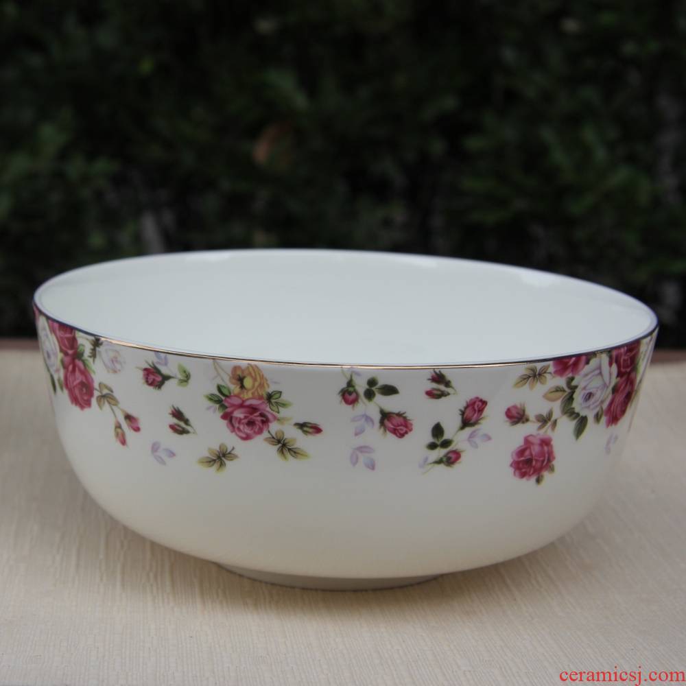 Qiao mu tangshan ipads porcelain two - tonne up phnom penh 7 inch rainbow such use Korean Japanese rainbow such as bowl wonton soup bowl bowl dish bowl meal