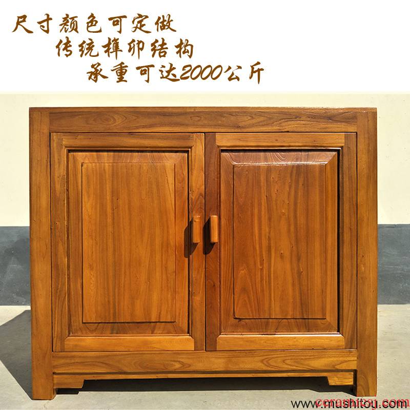 Solid wood, the new super white ancient Chinese elm aquatic the plants Chinese ecological northern old crock bottom ark, custom aquarium fish tank