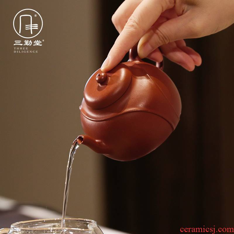 The three regular well yun xiang zhu mud dragon with pot it manual yixing teapot S26038 undressed ore kung fu