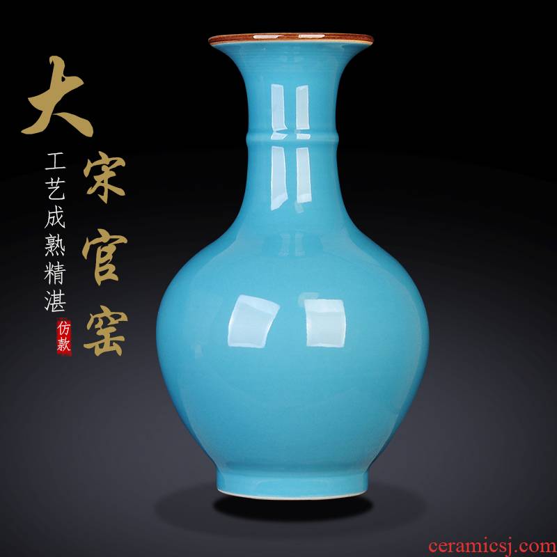 Archaize of jingdezhen ceramics up vases, flower arranging furnishing articles sitting room porch rich ancient frame of Chinese style household ornaments