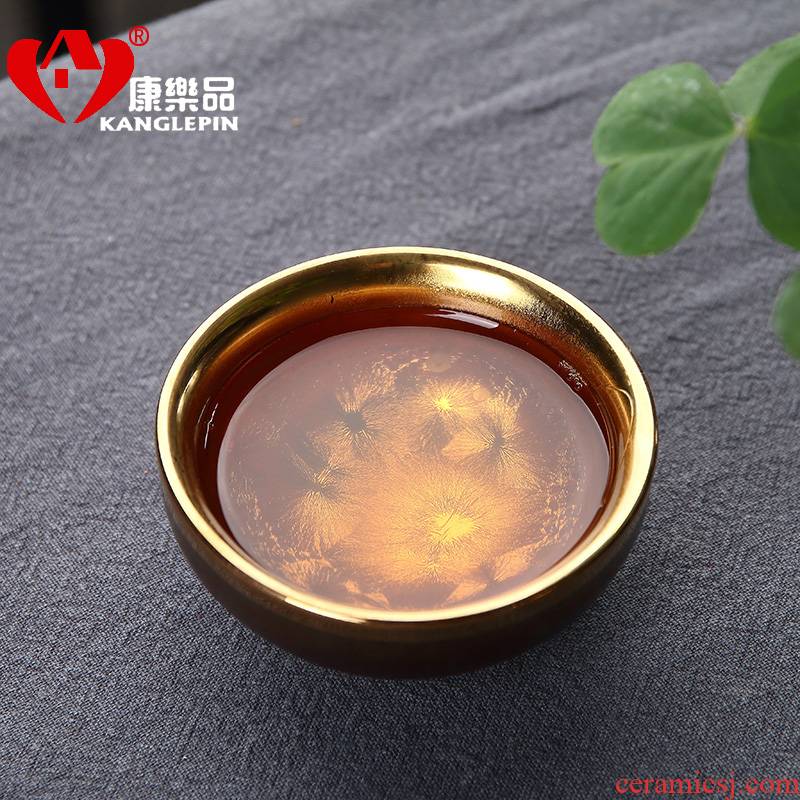 Recreational products built light red glaze whitebait ceramic sample tea cup silver cup kungfu up 7 see colour master cup silver cup