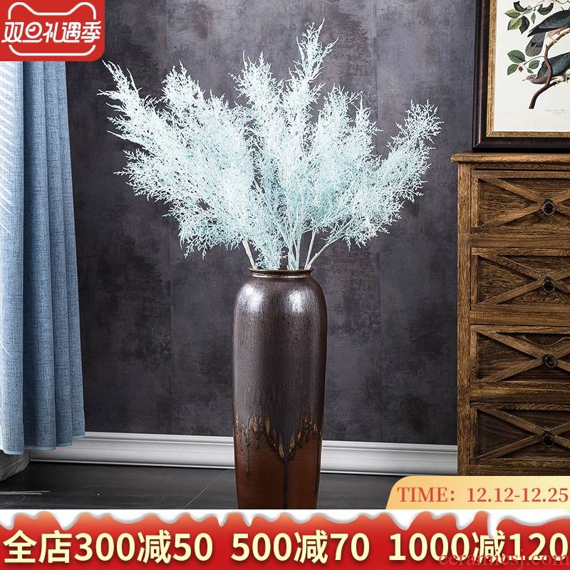 Jingdezhen restoring ancient ways of large vase ceramic home furnishing articles European I and contracted sitting room simulation flower decoration