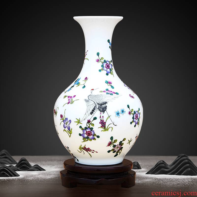 The New Chinese vase furnishing articles sitting room adornment of jingdezhen ceramics creative gifts crafts holiday gifts