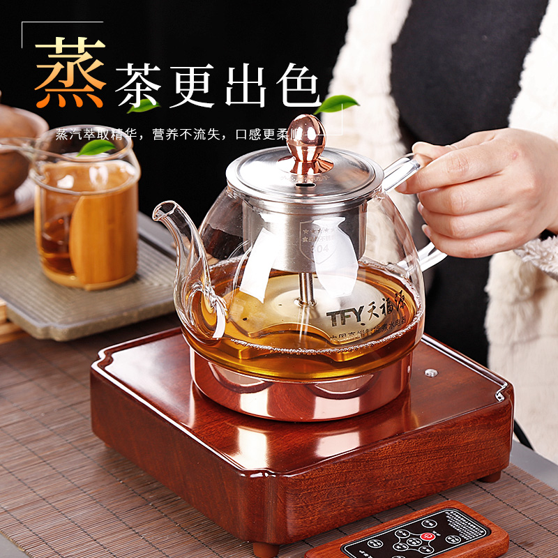 Glass teapot high - temperature thickening of make tea kettle for induction cooker electric TaoLu boiled tea, steamed tea stove suits for