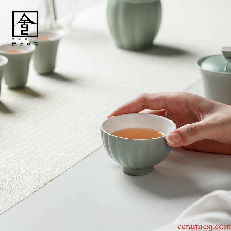 The Self - "appropriate content ceramic sample tea cup by petals small tea tea cups contracted and I tea set kung fu tea cups