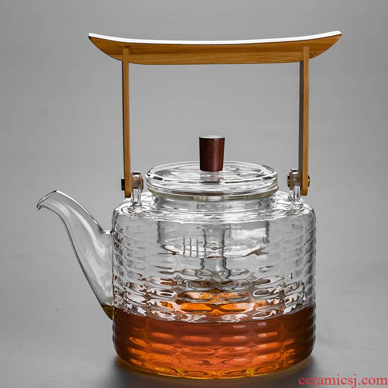 Japanese bamboo steaming kettle boil tea tea the girder glass pot two electricity TaoLu dedicated home cooking tea