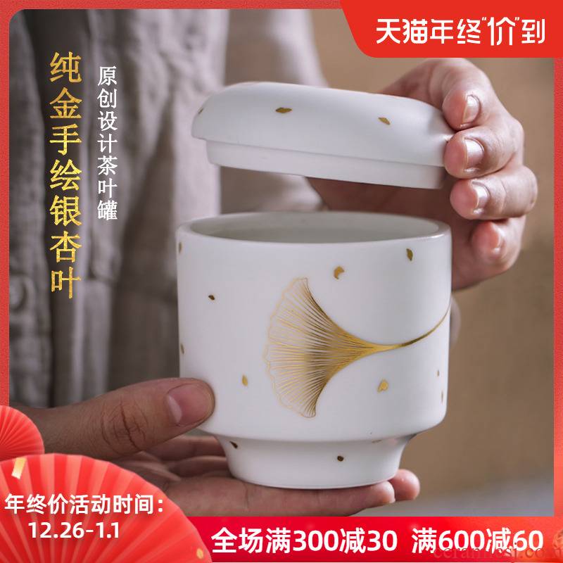 Checking out ceramic tea pot seal pot pu 'er tea, green tea all hand - drawn the original design kongfu tea