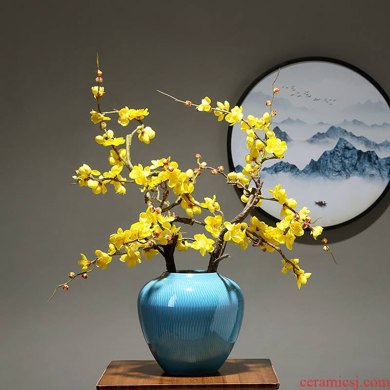 European creative I household porcelain, ceramic vase flower arranging furnishing articles sitting room TV cabinet table ornament porcelain