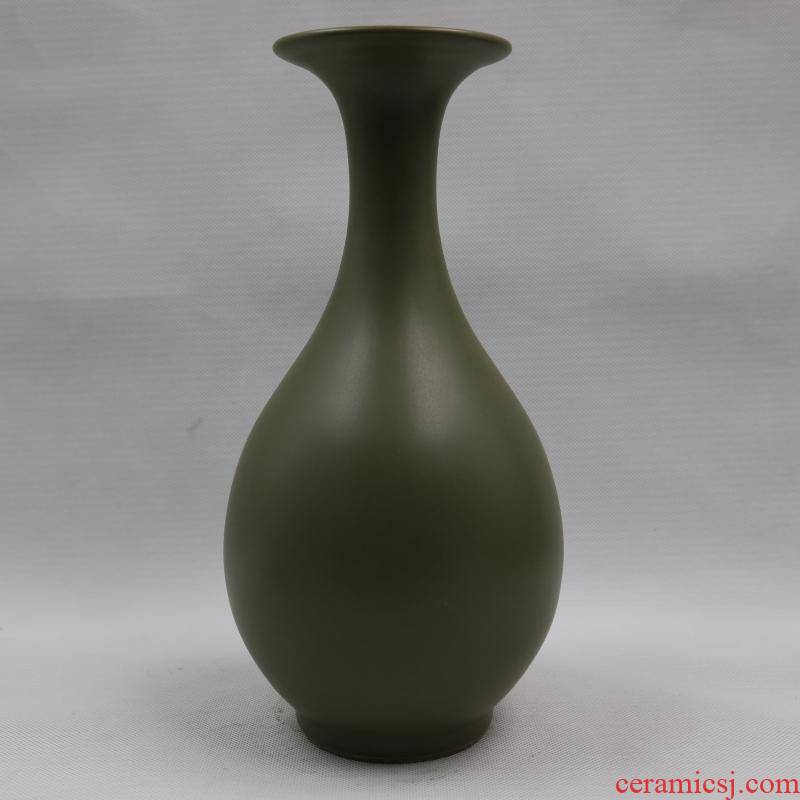 Jingdezhen ceramics glaze vase household adornment is placed at the end of the tea generic yongzheng antique antique handicraft