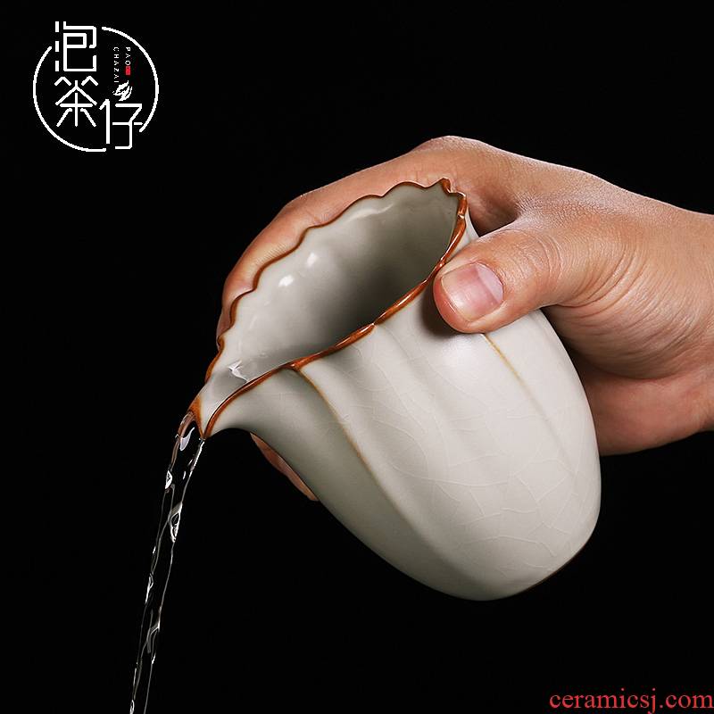 Your up fair kunfu tea tea cups of tea in tea is tea sea accessories single male GongDaoBei large cup of ceramics